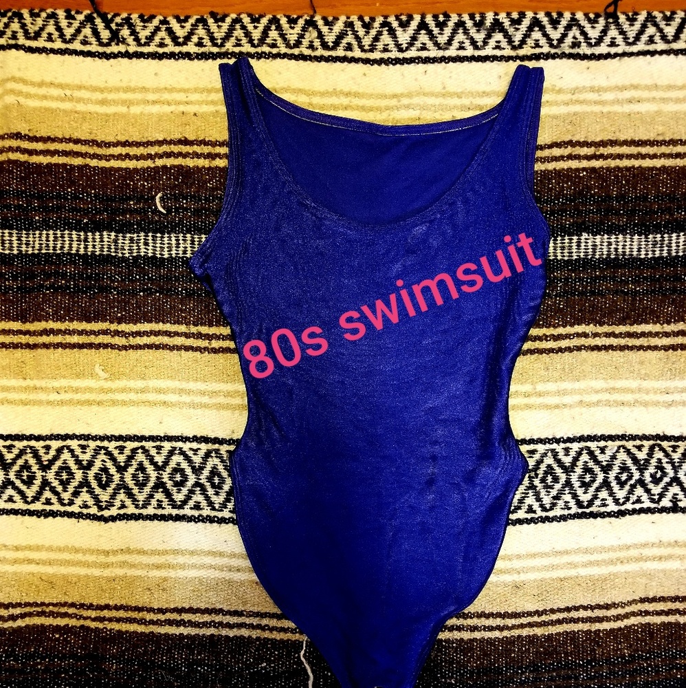 80s Swimsuit/ Workout leotard